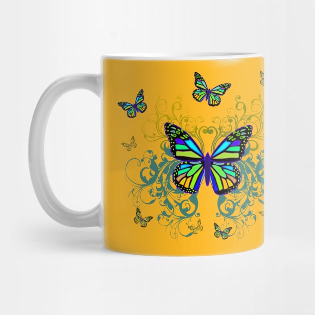 Artistic Butterfly Decoration by AlondraHanley